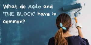 What do Agile and 'THE BLOCK' have in common?